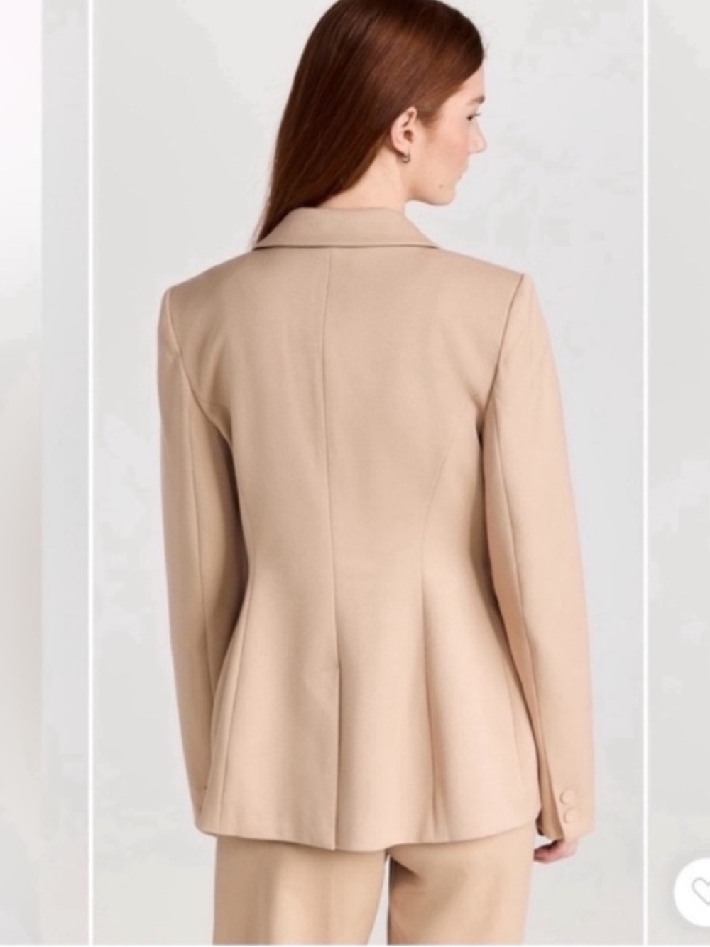 Favorite Daughter The Favorite Blazer Beige Stretch Jacket Neutral Size XL - Picture 4 of 13